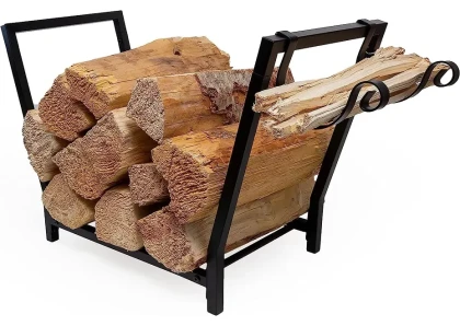‎FireProof Pros 25.6 inch Double Coated Outdoor Indoor Wood Storage