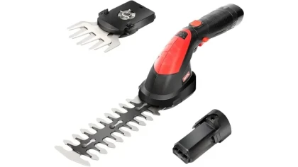 MZK 7.2V Cordless Grass Shear, 2-in-1 Electric Shrub & Hedge Trimmer