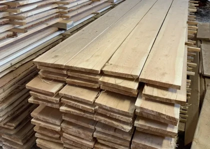 Hardwood Boards Rough Cut - Builders Surplus
