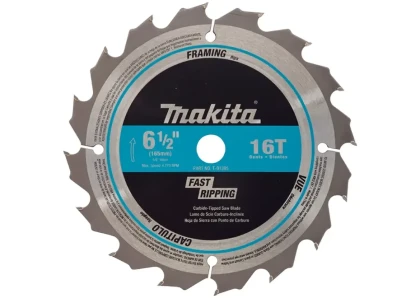 Makita 6‑1/2" 16T Carbide‑Tipped Circular Saw Blade
