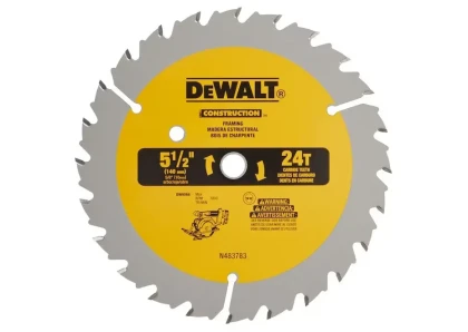 Dewalt 5-1/2-in 24-Tooth Rough Finish Carbide Circular Saw Blade