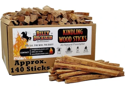 Billy Buckskin Kiln Dried Kindling Wood Sticks Fire Starter
