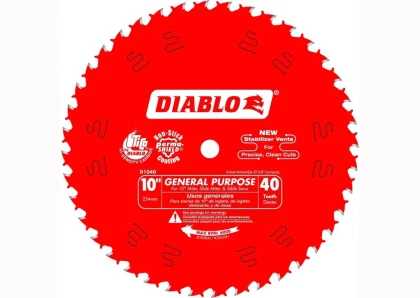 Diablo 10-Inch 40 Tooth General Purpose Circular Saw Blade