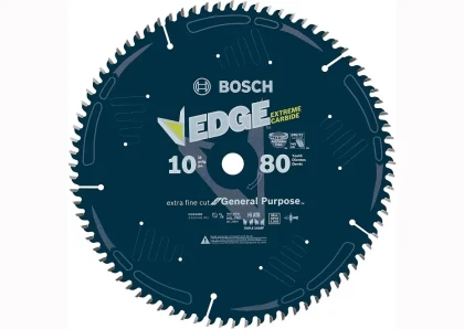 Bosch 10-Inch 80 Tooth Edge Extra-Fine Finish Circular Saw Blade