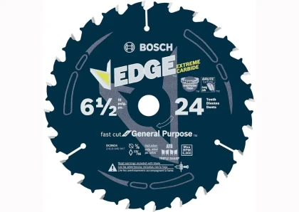 Bosch 6-1/2-Inch 24 Tooth Edge General Purpose Circular Saw Blade