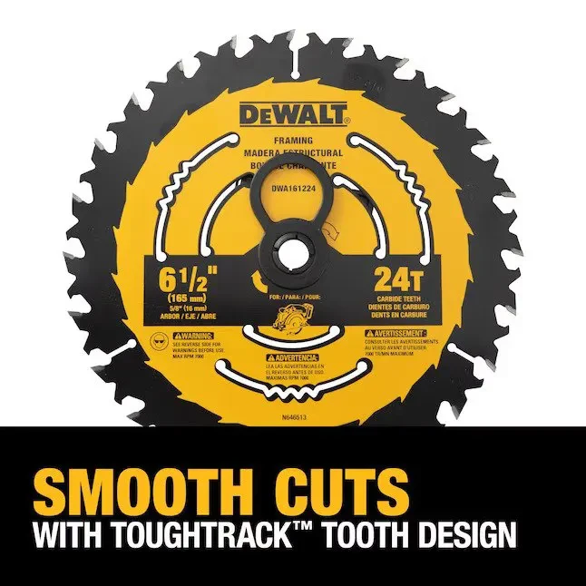 DeWalt 7 1 4 in 24 Tooth Rough Finish Tungsten Carbide tipped