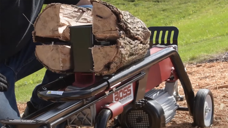 Boss industrial deals log splitter