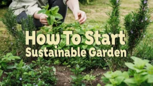 how to start a sustainable garden