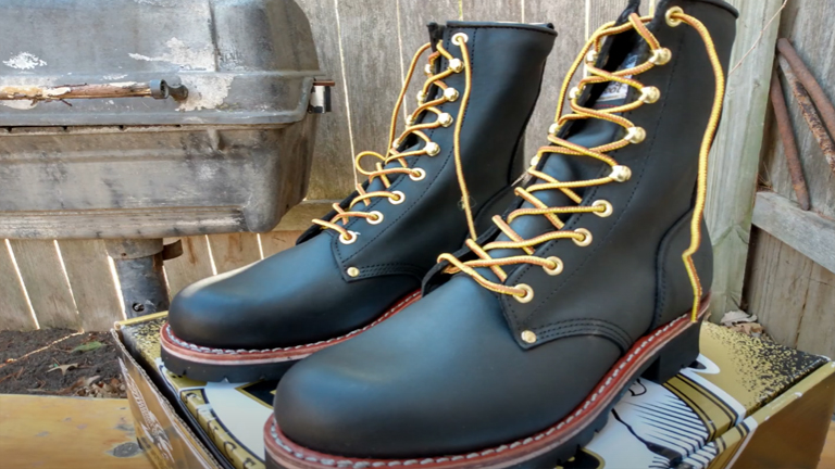 Men's logger hotsell work boots