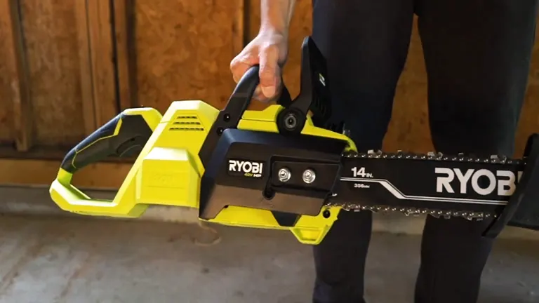 Ryobi 14 40v chainsaw hot sale