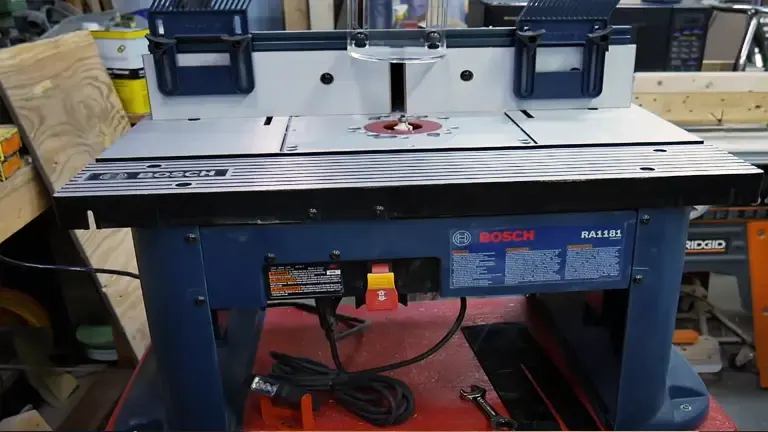 BOSCH RA118 Benchtop Router Table Review Forestry Reviews