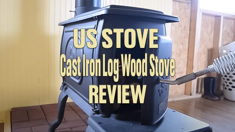 US Stove 900 Sq. Ft. Cast Iron Log Wood Stove Review