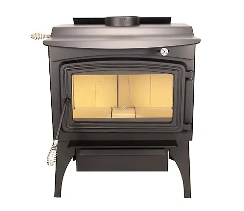 Pleasant Hearth Wood-Burning Stove with Ash Lip and Blower