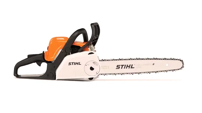 STIHL MS 180 C-BE in white background