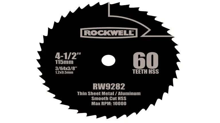 Rockwell (RW9282) 4 1/2-Inch Circular Saw Blade