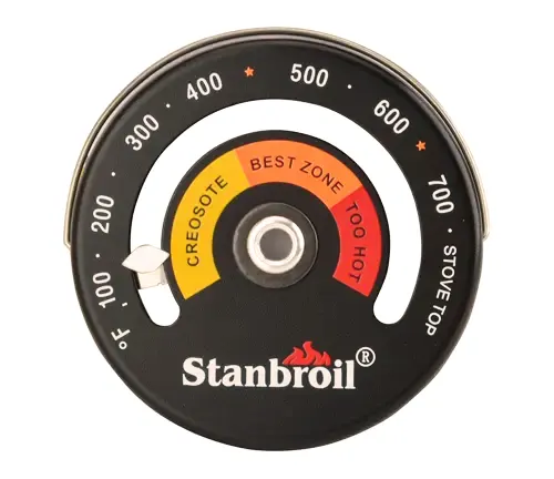 Stanbroil Wood Stove Top Surface Thermometer