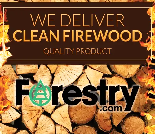 Advertisement for a firewood delivery business for a 2023 Firewood Business guide of Forestry.com