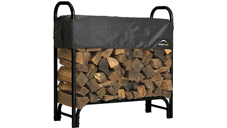 ShelterLogic Adjustable Heavy-Duty Firewood Rack