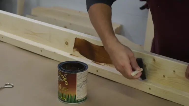 Painting bunk bed