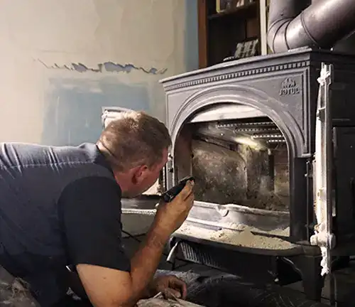 Inspection wood stove