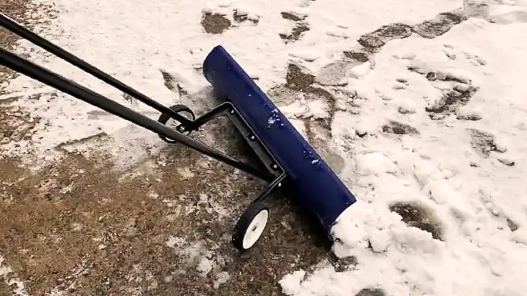 The Snowcaster Wheeled Snow Pusher