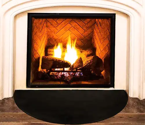 Wood Burning Stove Insert  - Hearth Protection