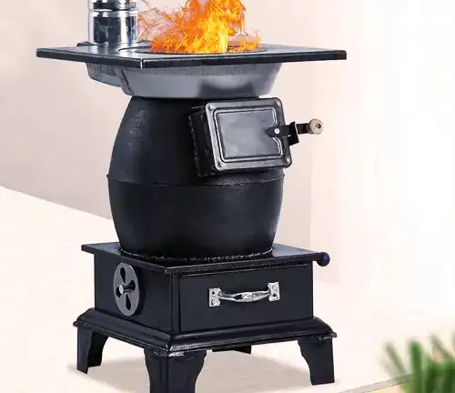 Pure Cast Iron Outdoor Wood Camping Burning Stove