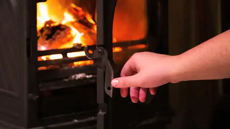 Opening Wood Stove