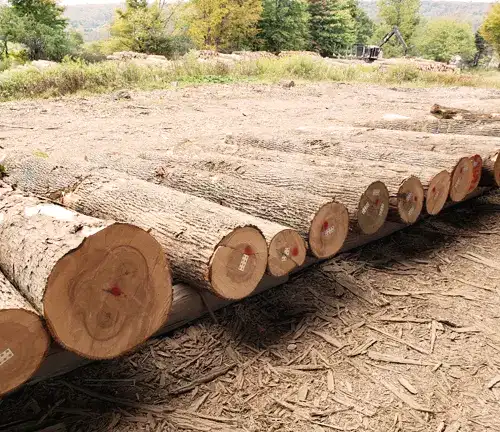 White Ash Tree Logs