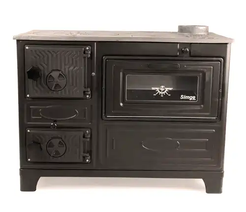 Cast Iron Wood Stove with Cooker, Oven and Heater