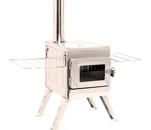Fltom 304 Stainless Steel Small Wood Stove