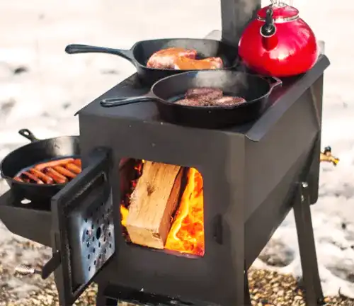 Grizzly Portable Camp and Cook Wood Burning Stove Review