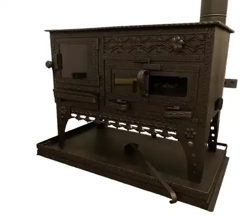 Hearth with Fireplace Large Cooking Burning Wood Stove Review