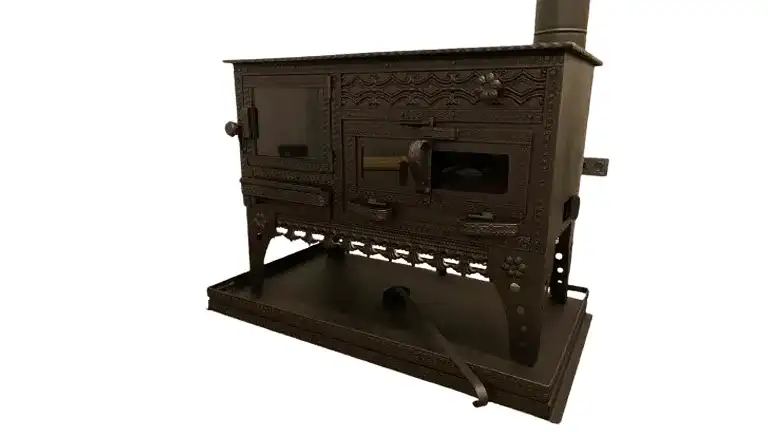 Hearth with Fireplace Large Cooking Burning Wood Stove Review
