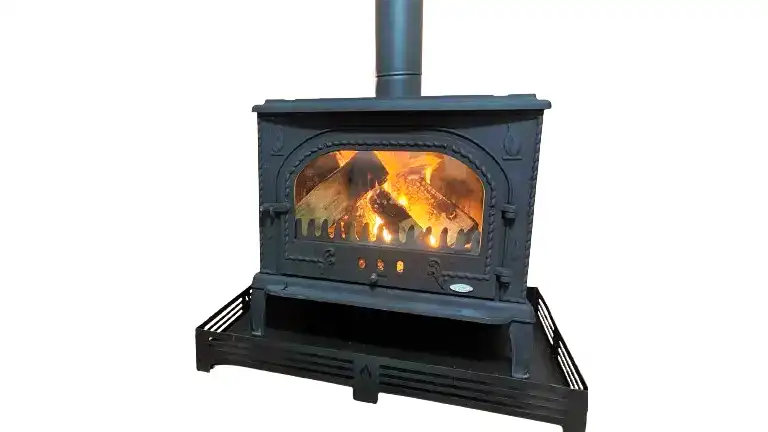 Large Classic Corner Cast Iron Wood Stove Review