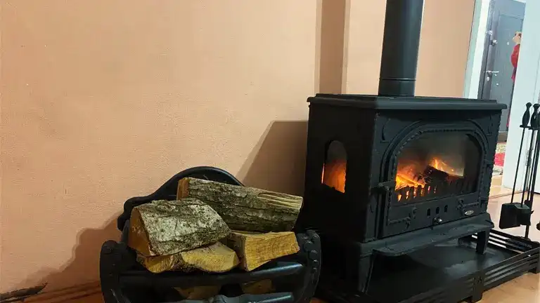 Large Classic Corner Cast Iron Wood Stove Review