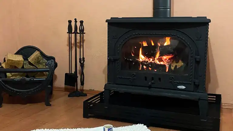 Large Classic Corner Cast Iron Wood Stove Review