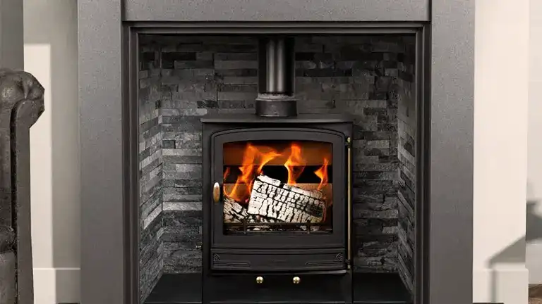 Insert Mazona Warwick 4kW Multi Fuel Wood Burning Stove