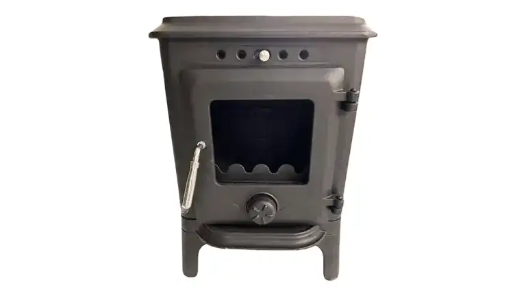 Small Cast Iron Stove for Outdoor Camping | Outdoor Stove | Mini Camping  Stove | Cast Iron Fireplace | Brick Lined Fireplace | Tiny House Stove  Cabin