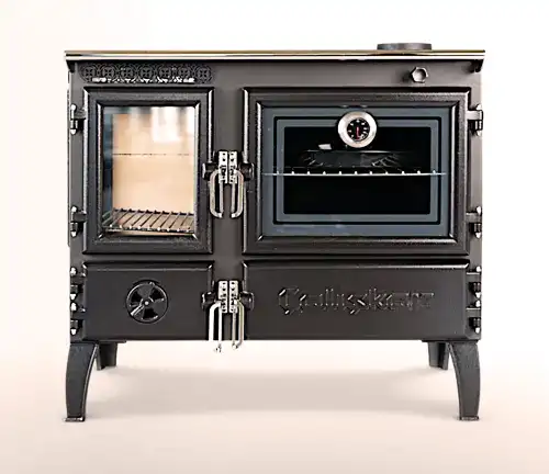 Multifunctional 214-3D High-Efficiency Black Wood Burning Large Iron Stove Review