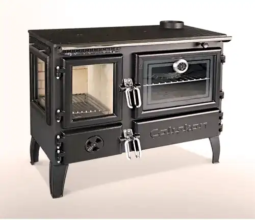 Multifunctional 214-3D High-Efficiency Black Wood Burning Large Iron Stove Review
