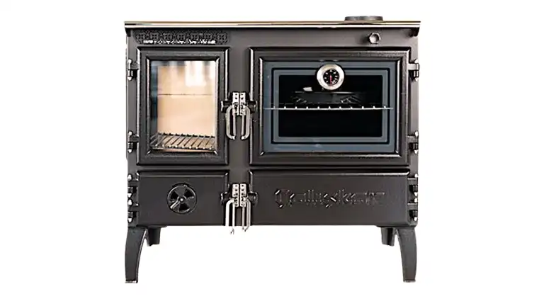 Multifunctional Wood Burning Stove for Cooking Baking Oven Winter Heating  Fire Pit High Efficiency Large Iron Stove Rustic Retro 214