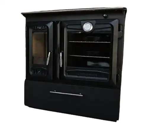 Household Kitchen Furniture Black Wood Burning Stove Oven - China Wood  Burning Stove Oven, Multi-Functional Wood Fired Pizza Stove