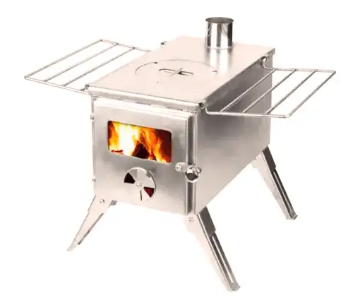 SOPPY 304 Stainless Steel Small Wood Stove