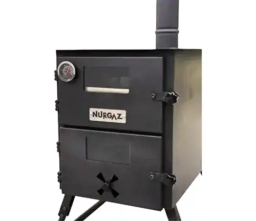 Nurgaz Small Folding Camping Wood Stove with Oven Review