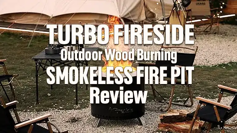 TURBRO Fireside Outdoor Wood Burning Smokeless Fire Pit Review
