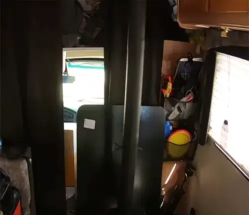 Small Wood Stove inside RV