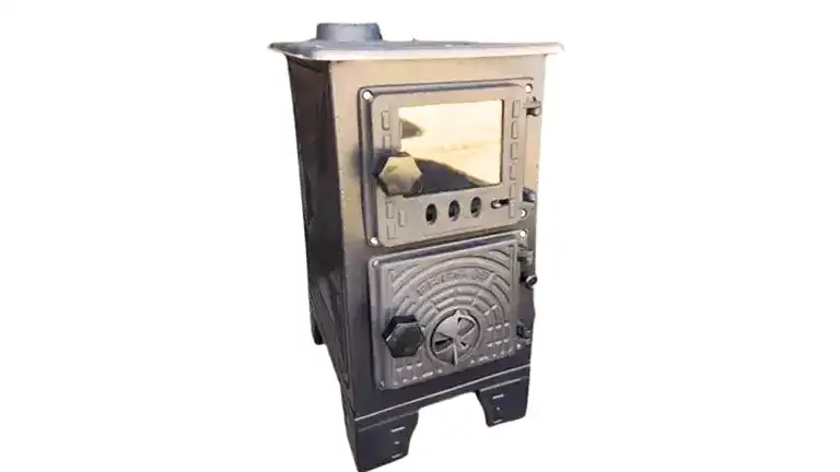 Mini Cast Iron Wood Stove with Oven Cooker Review