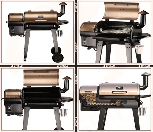 Z GRILLS ZPG-450A Pellet Grill Wood and Smoker Craftsmanship and Design