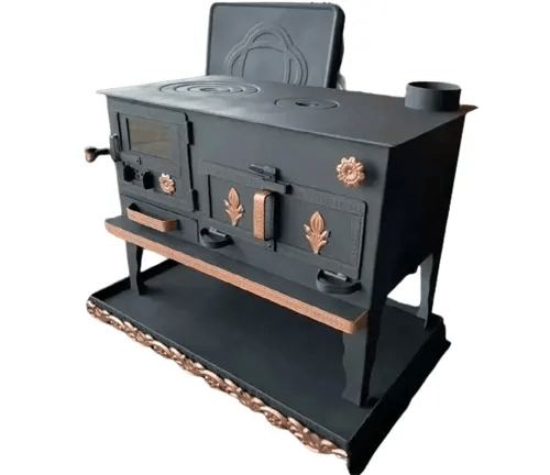 Cast Iron Cooker and Burning Wood Stove